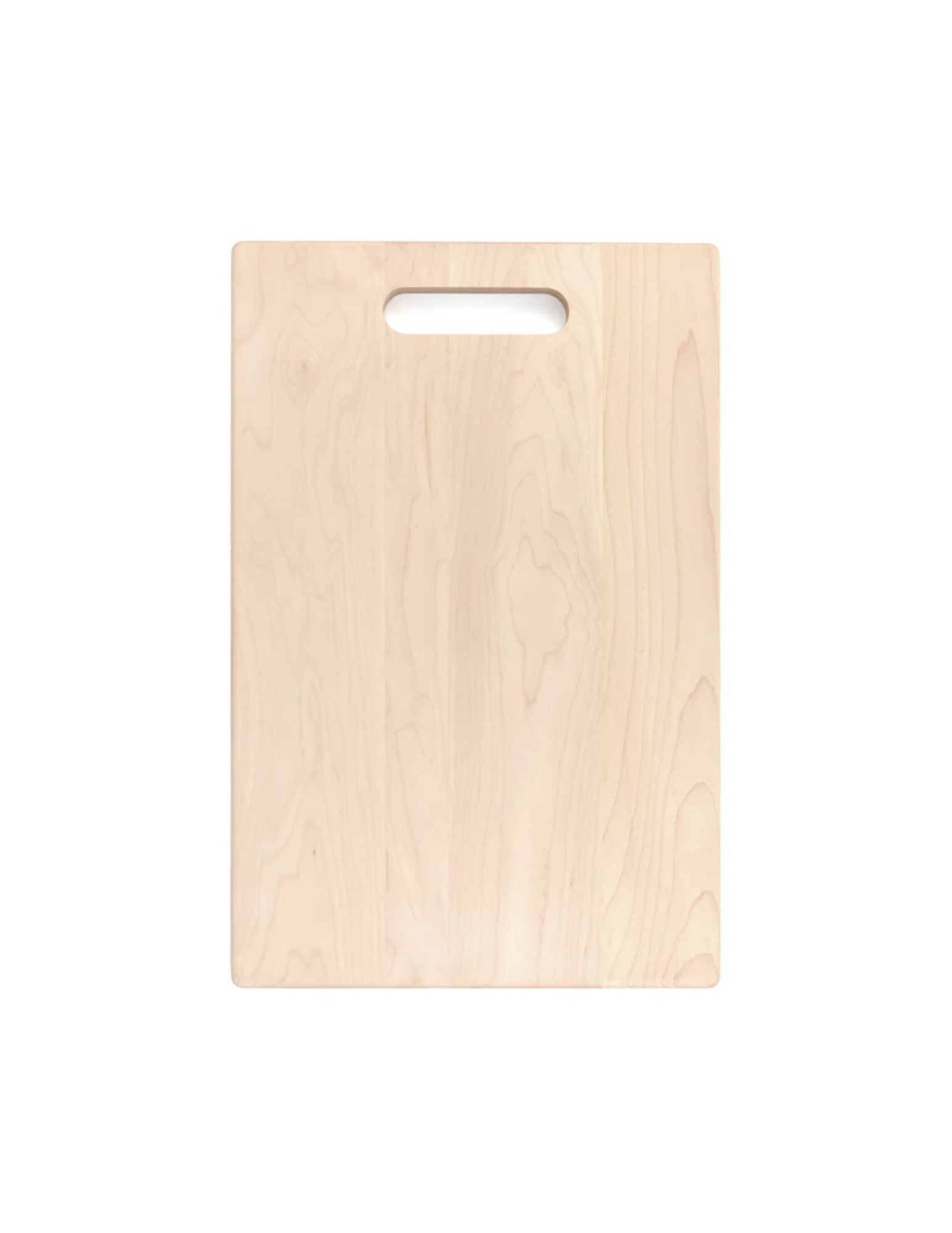 Large Rectangle Board with Cutout Handle (Maple) - Foggy Coast Collection (Blue-Gray)