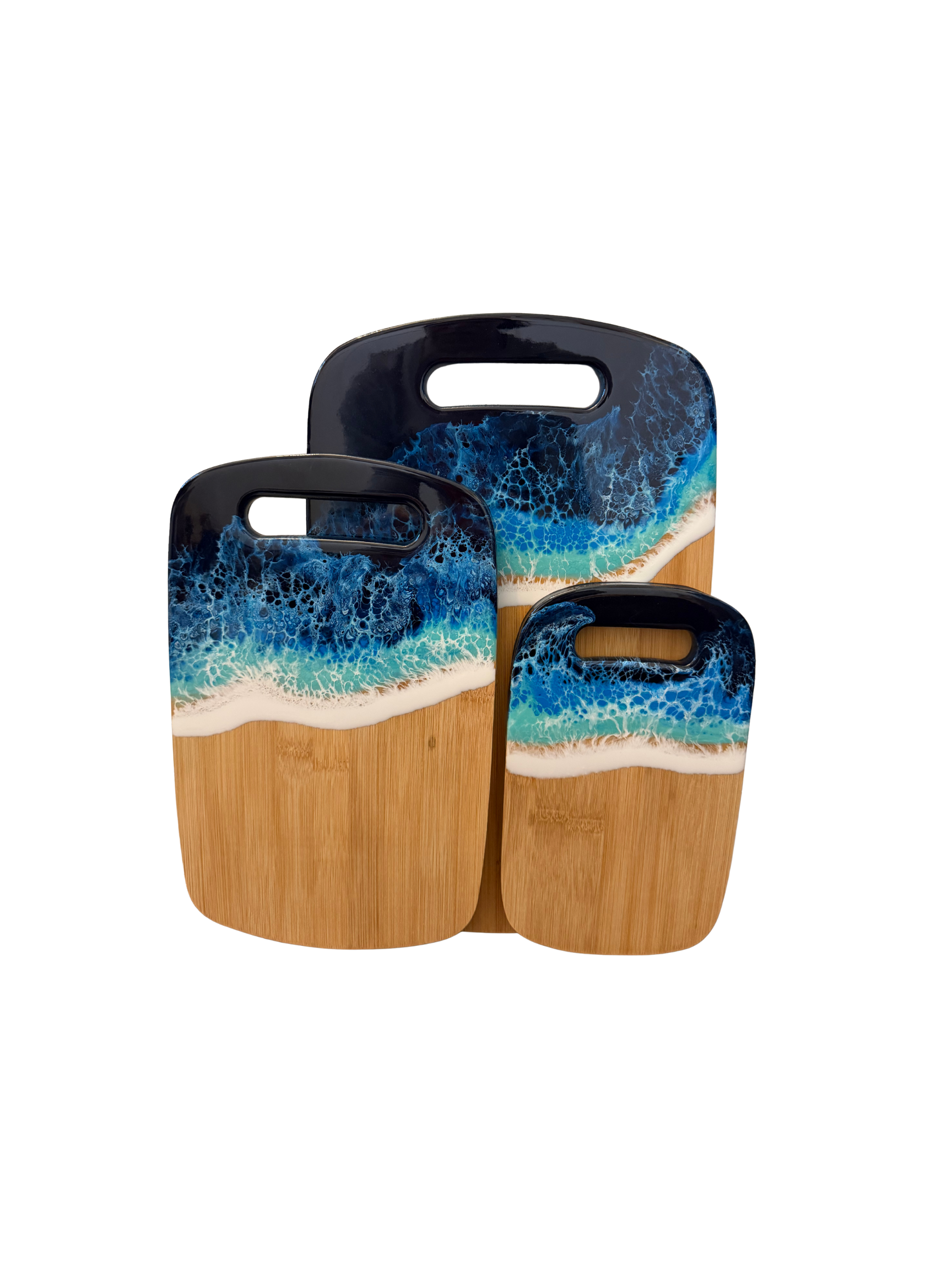 Bamboo Board with Cutout Handle