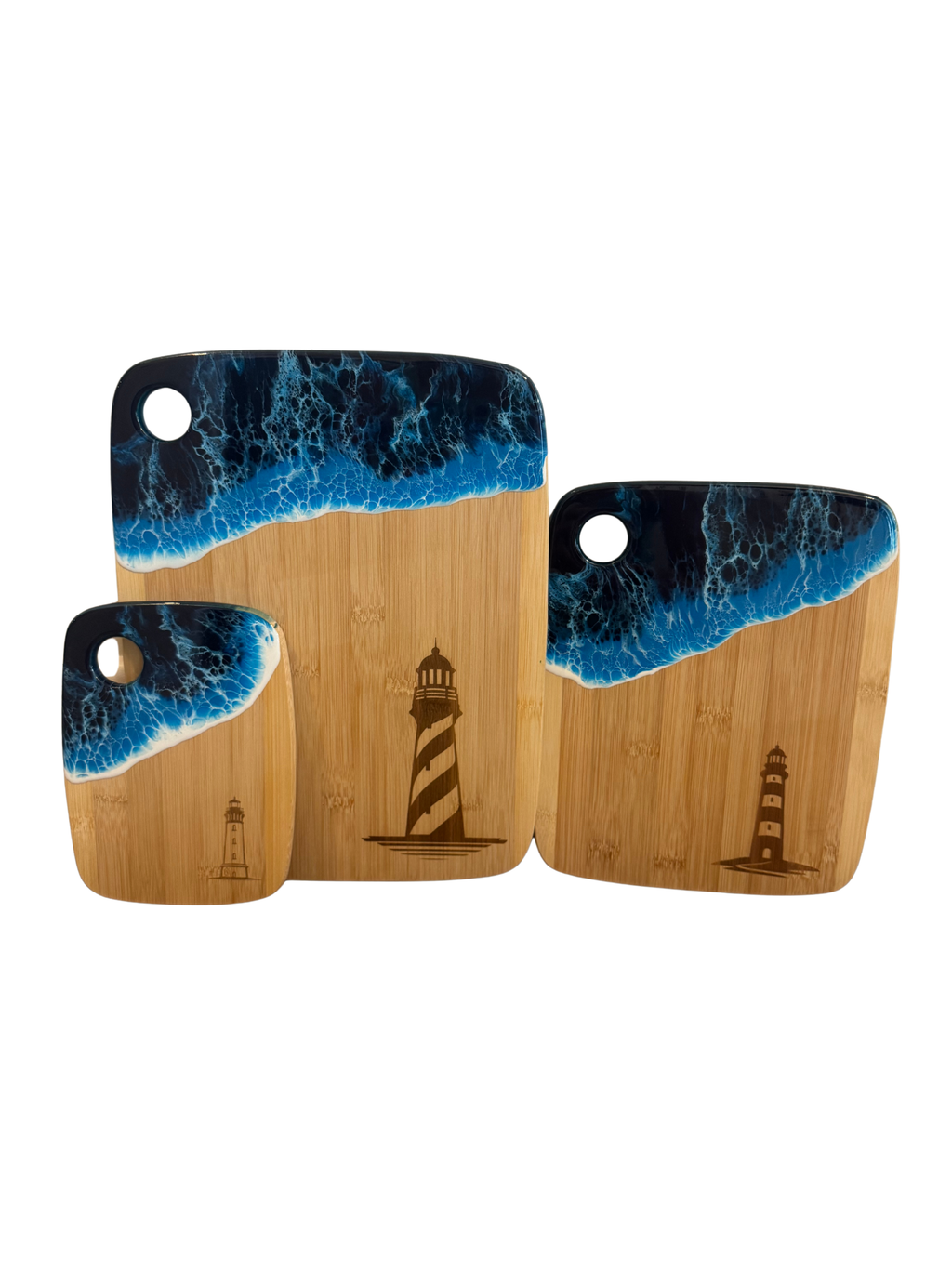 Bamboo Board with Cutout Handle