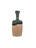 Small Serving Board with Handle (Maple) - Salty Sage Coastal (Green-Gray)