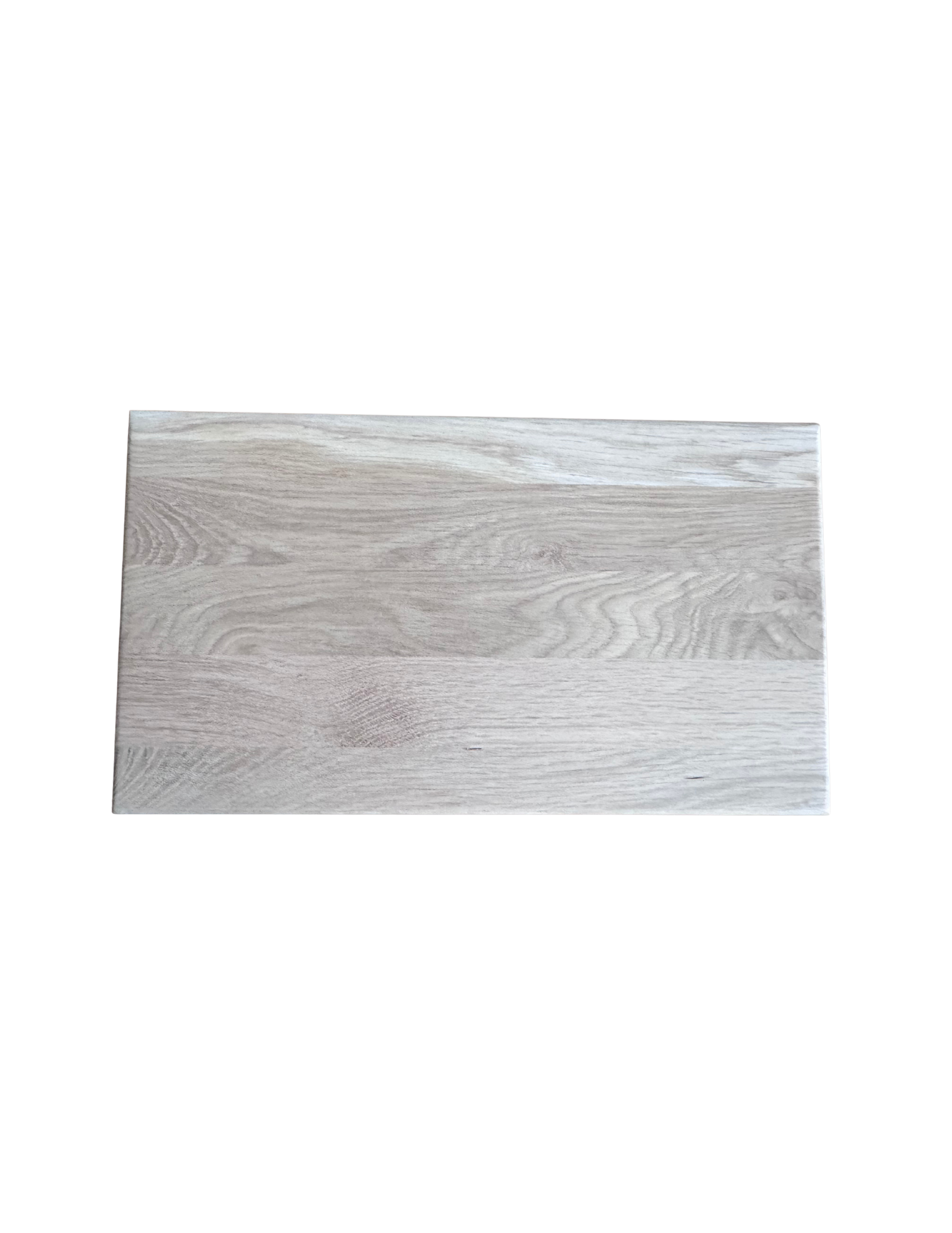 White Oak Rectangle Board (Epoxy on Right and Left Sides of Board) - Foggy Coast